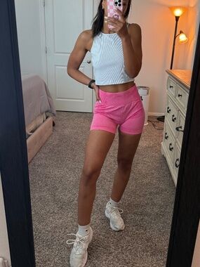 Seamless Scrunch Butt High Waisted Biker Shorts